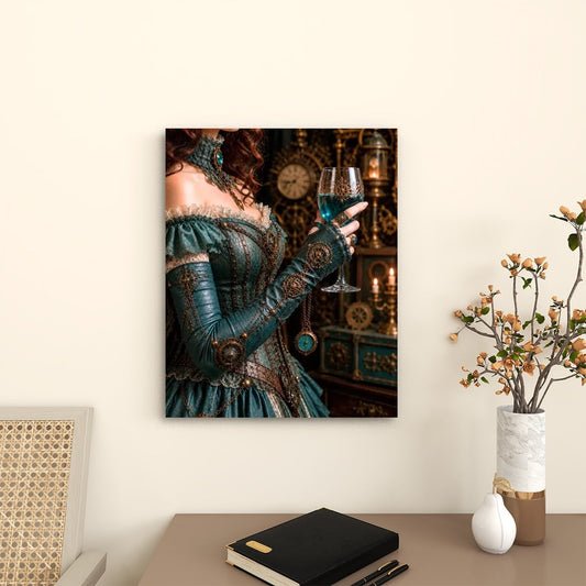 Canvas Prints Wall Art  Steampunk Wine