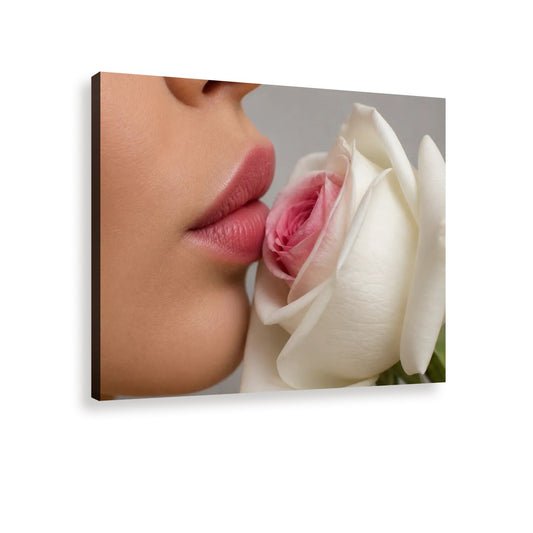 Canvas Prints Wall Art Kiss from a Rose