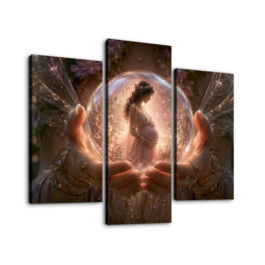3 Panels Canvas Prints Wall Art Mother