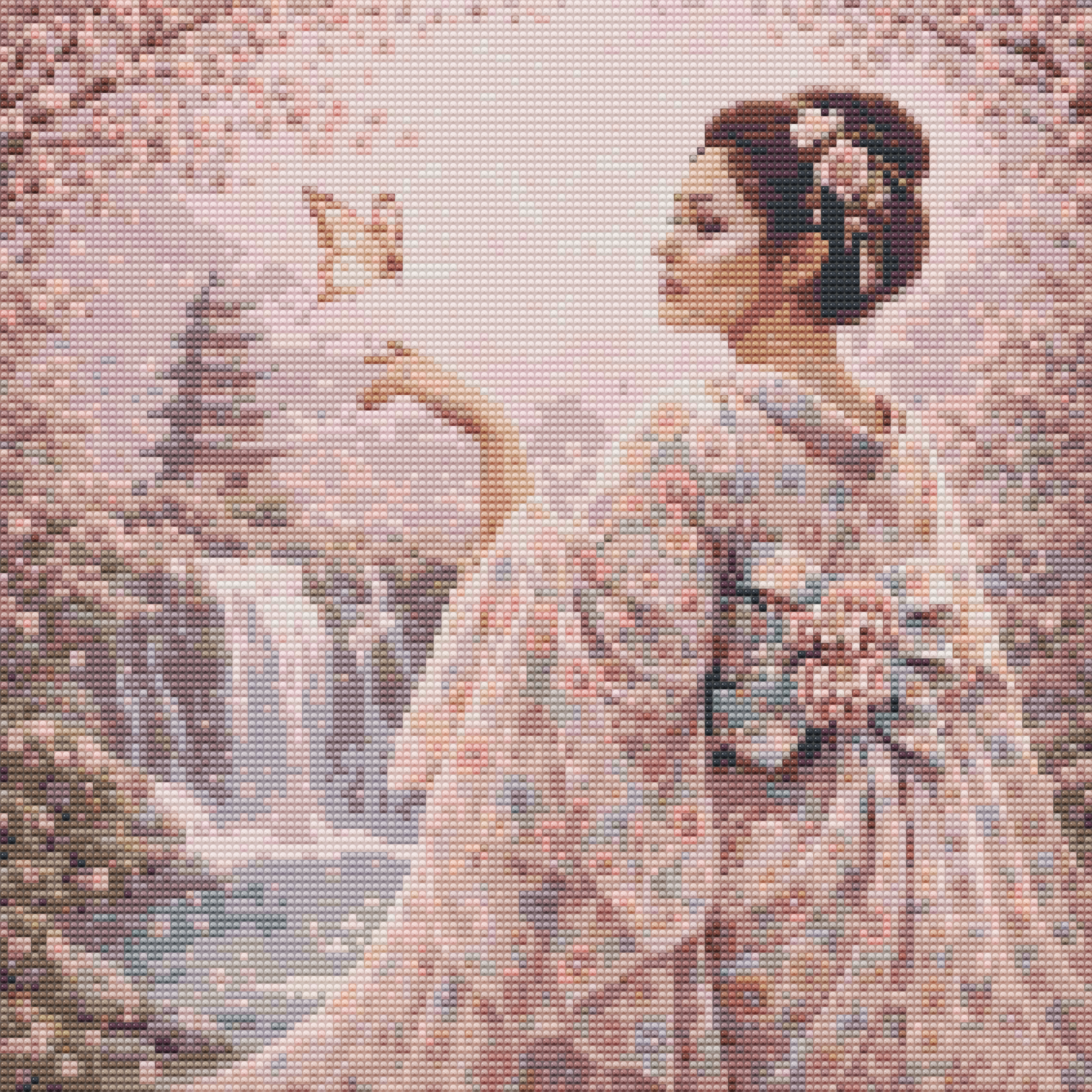 40x40cm Round Diamond Painting Kit